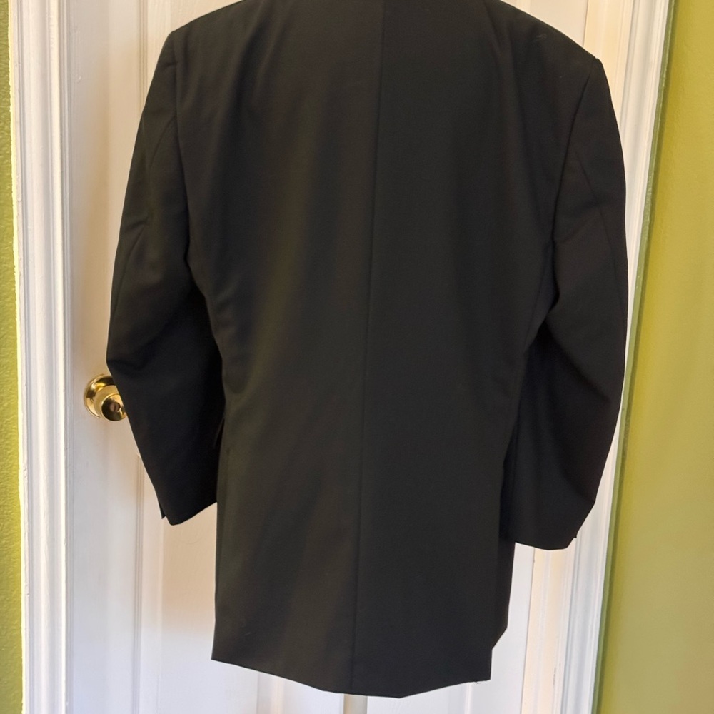 Joseph Abboud Classic Black Men's Blazer - Picture 3 of 9